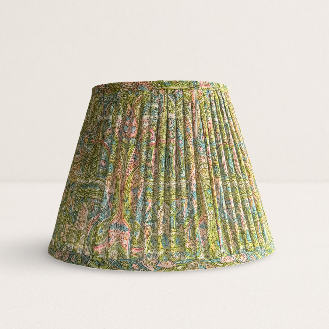 Multi-color Cotton Saree Lampshade