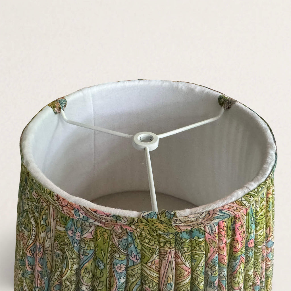 Multi-color Cotton Saree Lampshade